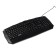 Kumo Antares K60 keyboard, game, wired, membrane, 114 keys, USB, subvy, black