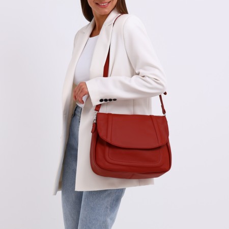 Bag-mixer on a valve, a long belt, burgundy color-7