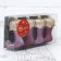 Decoration Christmas tree "Elf Boot" 5x6.5 cm (set 4 pcs) burgundy
