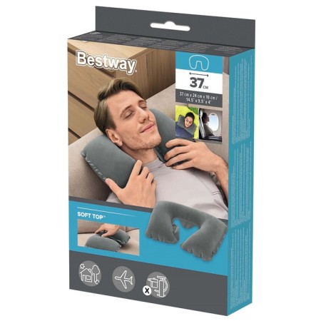 Inflatable pillow, 37 x 24 x 10 cm, color mix, 67006 Bestway-4