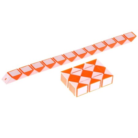 Puzzle "Snake", Orange color-4