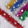 Tinsel "surge circles" D-8 cm 200 cm, mix