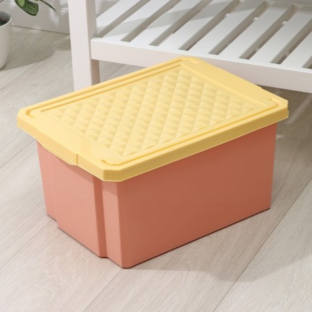 Container for storing toys 17l "Follow Me", color peach caramel-1