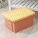 Container for storing toys 17l "Follow Me", color peach caramel