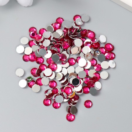 Decor for creativity in the bottle "Rhuba. Fuchsia" set 500 pcs d = 0.5 cm 7x2x2 cm-3