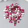 Decor for creativity in the bottle "Rhuba. Fuchsia" set 500 pcs d = 0.5 cm 7x2x2 cm