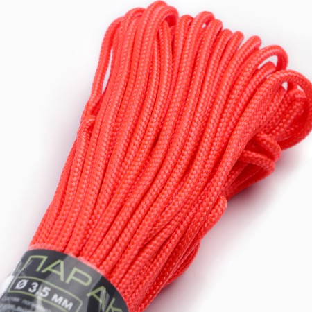 Paracord 550, nylon, orange, d - 3.5 mm, 30 m-2