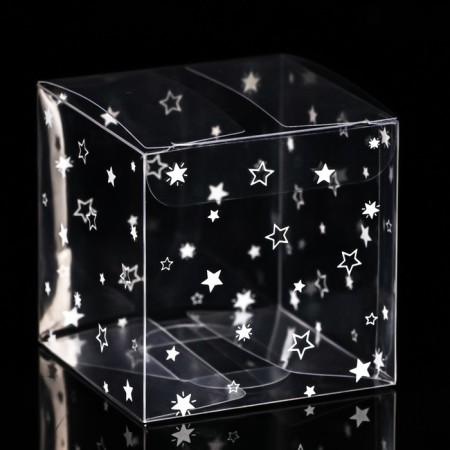 Folding box from PVC "Starfall", 7 x 7 x 7 cm