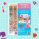 Reusable stickers "Dress the doll", A4 format