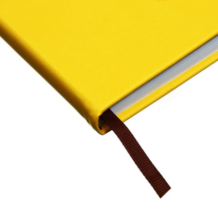 The diary is notathered, A5, 140L, CENT, OF KOZHZAM, FLOWERS, FLOWERS, Yellow-2