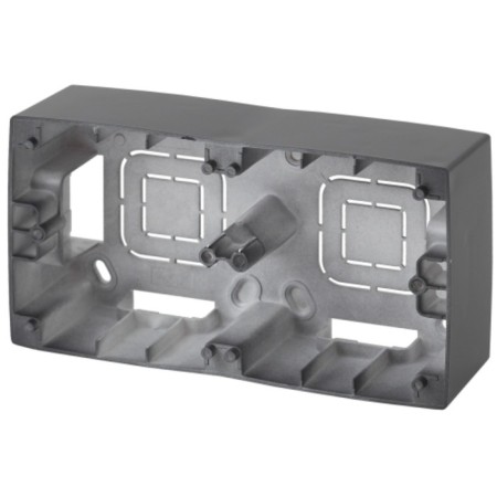Box for overhead installation, 2 posts, era12, graphite