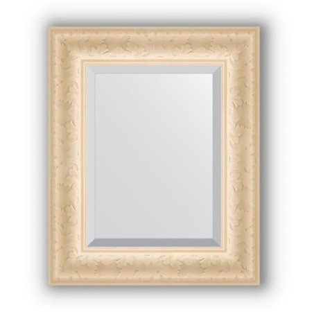 Mirror with fatset in the baguette frame - old gypsum 82 mm, 45 x 55 cm, evoForm