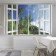 Photostes "vacation window", Saten, size 145x180 cm, 2 pcs
