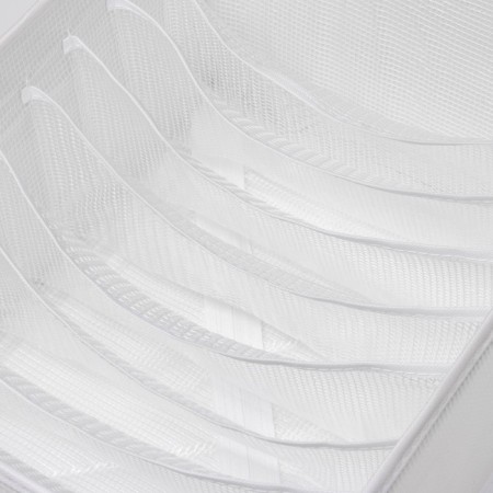 Organizer for storing linen "Arctic", 9 cells, 32 × 25 × 17 cm, white color-3
