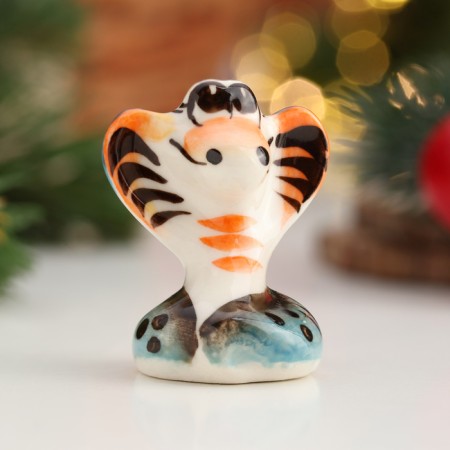 Souvenir "Snake Gosha", Gzhel, Color, 4 cm