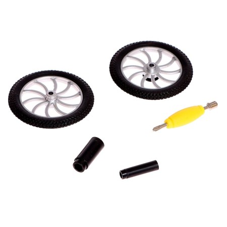 Set Skate Park "Trick: Sliding", Fingerbike with railing on ladder, Mix color-7