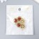 Decor for creativity metal, rhinestones "helm with ruby" gold 2x1.7 cm