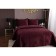 A set with a clip "Noel", size 240x260 cm, 50x70 cm - 2 pcs, color Bordeaux