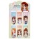 A set of magnetic bookmark for books Calligrata 6 pieces, "anime", mix