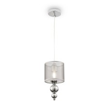 Подвесной светильник Freya FR5093PL-01CH Lauren, 140х140х1000 мм, E27, 1х40Вт, цвет хром