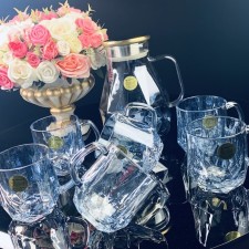 A set of a jug of a driver and mugs of Lenardi 