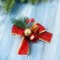Decoration Christmas tree "Winter miracle" bow Brill balls (set 3 pcs) 10x8 cm, mix