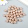 Beads for creativity plastic "Pearls" Cream set 20 grams d = 1 cm