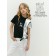 T -shirt Children's Amarobaby Gloss, height 146 cm, black color/silver