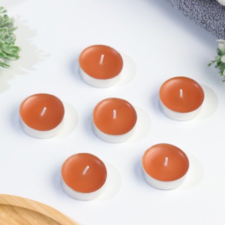 A set of tea candles flavored "cappuccino" in a gift box, 6 pcs-2