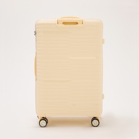 Big suitcase 28 ", lightning department, code castle, 4 wheels, beige color-5