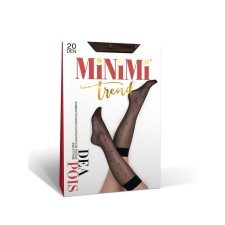 Гольфы женские MiNiMi Dea pois, размер единый, цвет cappuccino