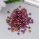 Glass beads 6/0 "metallic. Melange. Violet-coffee" 10 g
