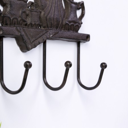 Decorative metal hooks "tea drink" 18x20x5.5 cm-2