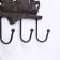 Decorative metal hooks "tea drink" 18x20x5.5 cm