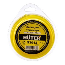 Huter trimmer fishing line, star section, d = 3 mm, 12m