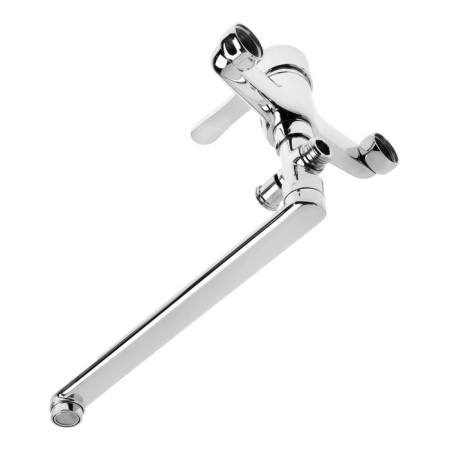 Bath mixer Zein Z95350152, cartridge ceramics 35 mm, with a shower set, chrome-4