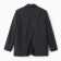 Women's jacket with a cut on the back mist size Xs/s, dark gray color