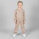 Sweatshirt for girls Basic, height 122 cm, beige color
