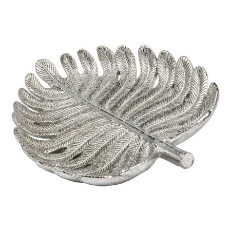 Decorative dish "Palm leaf", 21 × 17 × 2.8 cm, silver color