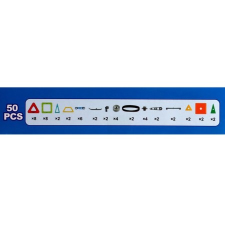 Magnetic designer "Magic Magnet", 50 parts-3