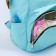 Women's backpack with a thermal carman, thermal mosque - portfolio, turquoise color