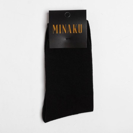 Носки MINAKU цвет чёрный, размер 40-41 (27 см)-2