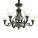 Estheri chandelier 6x40W E27 Coffee-green 75x75x57 cm Bayerlux