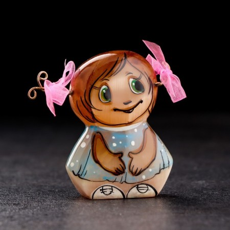 Souvenir "Girl with pigtails", mix