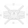 Bronstein for the Onkron M5 White TV 37 "-70" Max. 36.4kg wall-mounted turn and slope