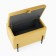 Bange with storage of Andres 460, Ultra Mustard fabric