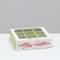 Box for 9 sweets with a shell "associated with love", 13.7 x 13.7 x 3.5 cm