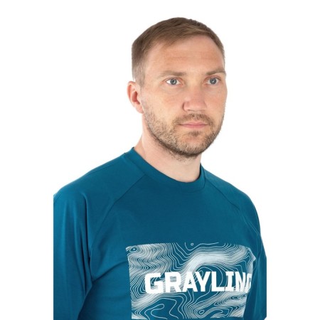 T-shirt Grayling Riverbad, cotton, blue, rr l l-6