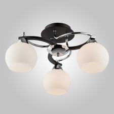 Causten with lasses Larion, 60W, E27, 42x42x23 cm