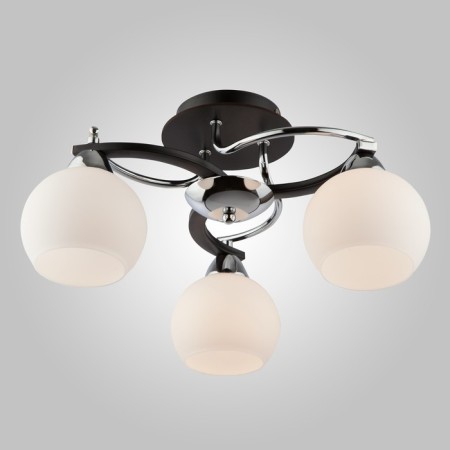 Causten with lasses Larion, 60W, E27, 42x42x23 cm